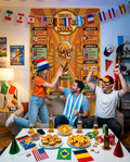 FIFA World Cup 2026 Colorful Wall Chart | Vibrant Printable Tournament Tracker